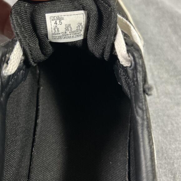 Vans Shoes W 5 (UK 3.5) Black Off The Wall Canvas Skate Shoe Low Top 721356 - Picture 8 of 8